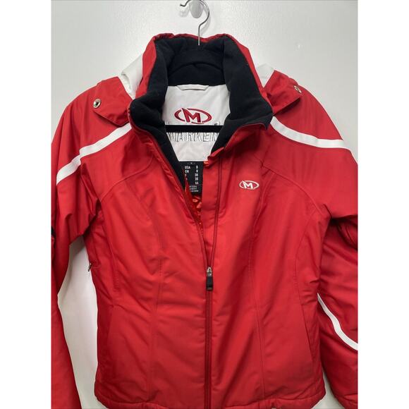 Women's Marker Evolution Red Ski Snowboard Jacket Thinsulate Insulated Sz 8 - Picture 3 of 16